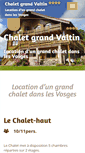 Mobile Screenshot of chalet-grandvaltin.com